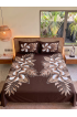 Hand Painted Rayon Bedsheet Set King Size Hand Painted Rayon Bedsheet Set King Size